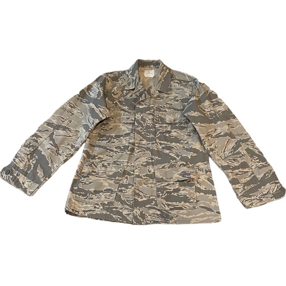 US Air Force Military Utility Coat Jacket‎ Mens Size 36R USAF Camouflage B247